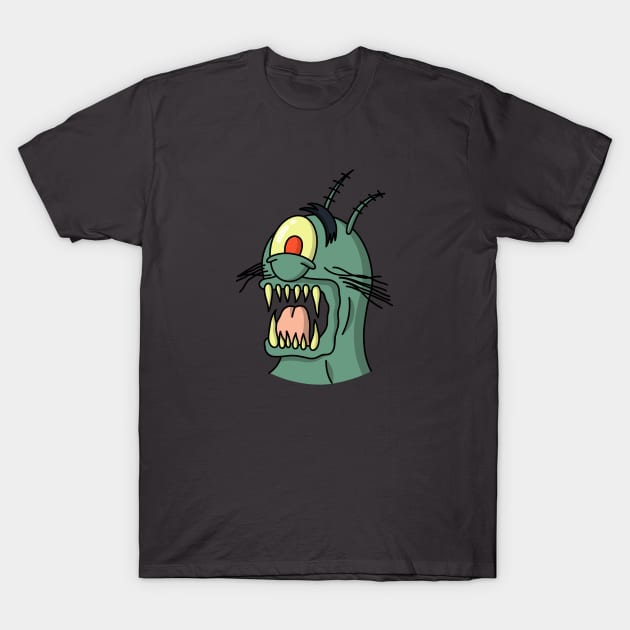 plankton sucky panther T-Shirt by robchick